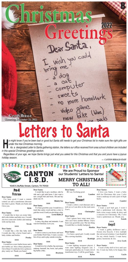 Letters to Santa