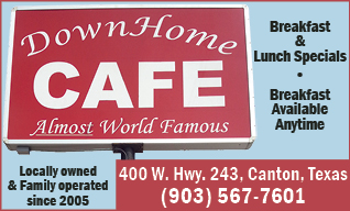 Downhome Cafe RC Ballot Ad