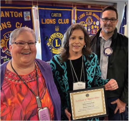Strickland, Maddox speak to Canton Lions Club
