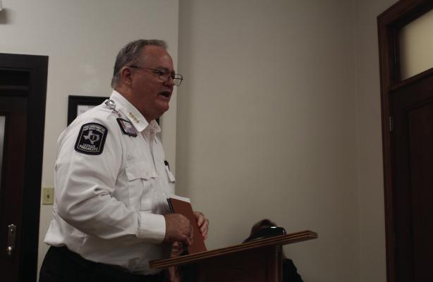 Christus EMS Chief Administrative Officer Shawn Salter informed the Van Zandt County Commissioners Court during its regular meeting July 16 that an ambulance has been stationed in VZC Pct. 2 since the Fourth of July. Concerns were raised during the commissioner’s court meeting July 1 by VZC Pct. 2 Commissioner Cliff Williams as to why there was not an ambulance stationed in VZC Pct. 2. Photo by David Barber