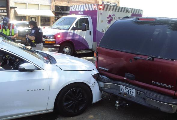 Downtown accident