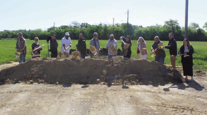 A Groundbreaking Ceremony for the expansion of the Canton Industrial Park was held April 7. Photos by David Barber