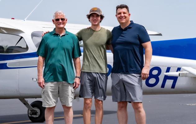  Kuhl takes first solo flight