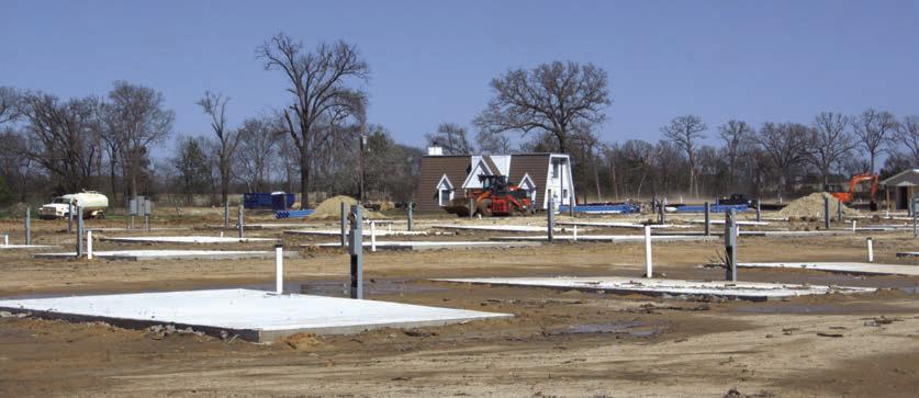 The construction on the project that will introduce a high-end RV park featuring approximately 160 spaces for recreational vehicles and around 180 charming tiny houses has begun. Photo by Susan Harris