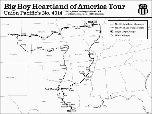 Big Boy Steam Engine touring across America, stopping in ET
