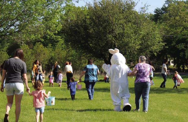 The Annual Van Zandt County/Sarah Norman Library Easter Egg Hunt April 10 was enjoyed by a number of children as well as adults on a beautiful Spring Day near the library facility. The weather forecast may not be quite as cooperative for Easter Egg hunting during the Easter weekend as showers and potential storms are predicted. Photo by Susan Harris