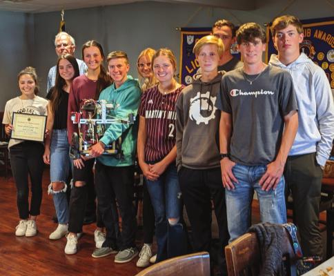The Martins Mill ISD Robotics Team. Courtesy photo