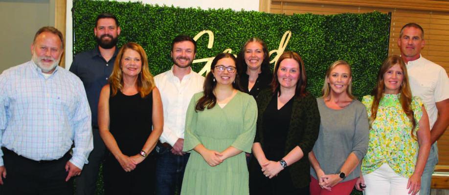 Leadership Van Zandt County Class 5 Graduates were recognized during their graduation ceremony June 4 at Silver Spur Resort in Canton. The graduates included Elaine Fabbri, Whitney Kearney, Todd Roberts, Nathan Moore, Jordin Shilling, Stacey Moore, Shelley Newton, Jon Weakley, Heather Haimes, and Landon Spears. Not pictured is Erin McLeaish. Photo by David Barber