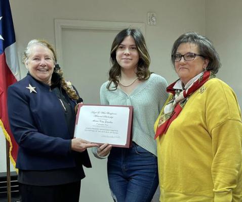 Three receive scholarship at January meeting
