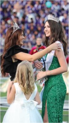 Marilee Lewis was named as the 2023 Canton High School Homecoming Queen during a pre-game ceremony Sept. 22 prior to the kickoff of the Homecoming football game between the Canton Eagles and the Center Rough Riders. Photo by Lianna Reid