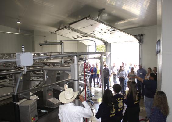 Brunner’s Dairy Farm was one of the stops on a recent Van Zandt County Agricultural Bus Tour led by the VZC Farm Bureau. The intricate operations of a dairy farm were highlighted during the tour. Brunner’s Dairy Farm is owned by Wes Brunner and his sons, Justin and Jeremy. Photo by Susan Harris