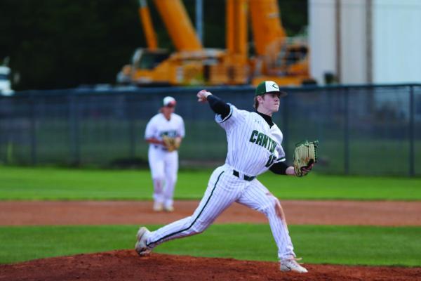 Nathan Parker’s dominance on the mound has played a integral role in the Eagles 17-1 record on the season. Photo by Lianna Reid