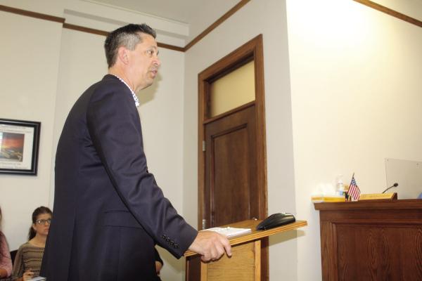 John Manning of Patillo, Brown, &amp; Hill LLP of Waco delivered the audit report for the fiscal year ending September 30, 2024, during the regular meeting of the Van Zandt County Commissioners’ Court July 30. Following Manning’s presentation, the commissioners’ court unanimously approved the report. Photo by David Barber