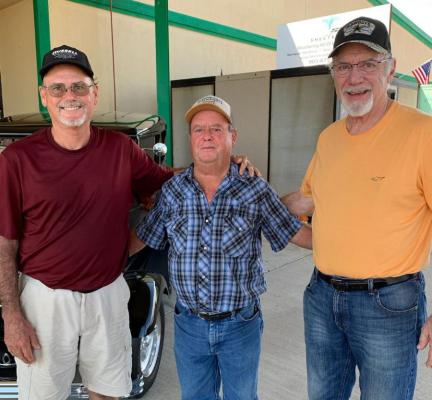 L-R: Vincent Taylor, Williard Johnson, Jim Heikes. Photo by Barbara Robertson