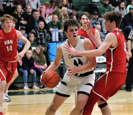 The Canton Eagles simply outclassed long-time rival, Van, on Friday night, cruising to a 49-33 district victory. The win moves Canton’s mark to 3-1 in district play, and hands them sole possession of second place. Ever important matchups loom on the horizon, as Lindale was scheduled to visit Canton on Jan. 17, and district frontrunner Athens on Jan. 24. Photo by Lianna Reid