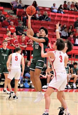 Canton’s hopes of a fourth straight district championship will lie on the line on Tuesday, Feb. 14, as they were slated to take on Mabank on the Eagles’ Senior Night. Photo by Lianna Reid