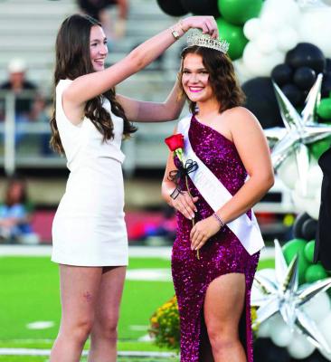 Chloe Westberry was named as the 2024 Canton High School Homecoming Queen Sept. 27 during pre-game ceremonies at Norris Birdwell Stadium prior to the Homecoming football game between the Canton Eagles and the Rusk Eagles. Photo courtesy of the Canton High School Yearbook Staff
