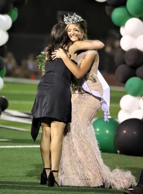 Julianne Babina was crowned as Canton’s 2022 Homecoming Queen prior to Friday night’s district matchup between Canton and Bullard. Other nominees included Brittney Sizemore, Emma Welty, and Aleigha McDonough. Photo by Lianna Reid