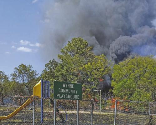 Fire in Wynne Community