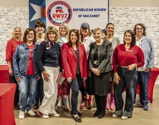 Members of the Republican Women of Van Zandt County (RWVZC) were among those in attendance Feb. 9 as the RWVZC held its first Candidate Forum at the VZC Farm Bureau Special Event Center in Canton. Photos by Faith Caughron