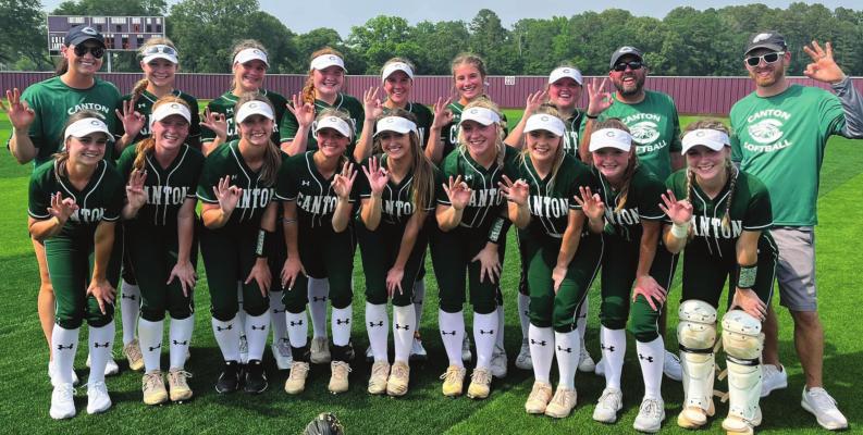 The Canton Eaglettes punched their ticket to the Regional Quarterfinals with two one-run victories over Gilmer last week. Canton will now take on District 16-4A champions Bullard. Courtesy photo