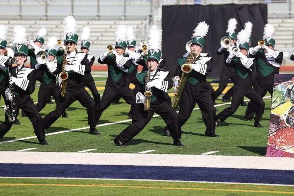 With their performance Oct. 27 at the UIL Class 4A Regional Marching Contest, the Canton High School Mighty Eagle Band qualified to participate in the State Marchin Contest which was held Nov. 4 in San Antonio. Results of the state competition were not known at press time. See next week’s issue for more information and photos. Photo by Don Johnson