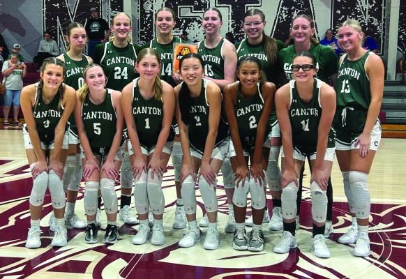 The Canton Eaglettes finished fifth in last weekend’s first annual Jerry Daniel Basketball Invitational in Martins Mill. The Martins Mill Lady Mustangs won the tournament title with a victory over Longview. Courtesy photo