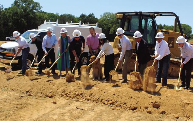 A Groundbreaking Ceremony was held May 13 for the new Hall Chevrolet GMC location on State Highway 19 near Taco Bell. Representatives from Hall Chevrolet GMC along with City of Canton and Canton Economic Development Corporation (CEDC) representatives grabbed shovels and turned some dirt to conclude the ceremony. Photos by David Barber