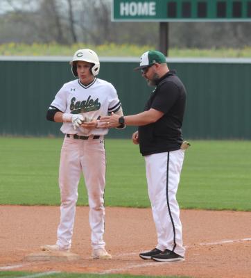 Reed Vannorsdel has served as a spark plug throughout the season from the leadoff spot, powering the Eagles to a 15-1 season mark. Photo by Lianna Reid