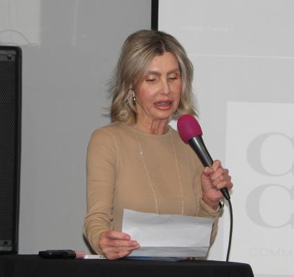 Canton Texas Chamber of Commerce Board Secretary Stacie Wilkerson welcomed those in attendance for the chamber’s Quarterly Luncheon held Feb. 3 at the Van Zandt Country Club. Photos by David Barber