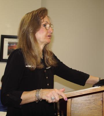 Van Zandt County Criminal District Attorney Tonda Curry announced that the Temporary Restraining Order against the developer of the lithium battery storage facility south of Canton has been extended through May 7. She made the announcement during the regular meeting of the VZC Commissioners Court April 23. Photo by David Barber