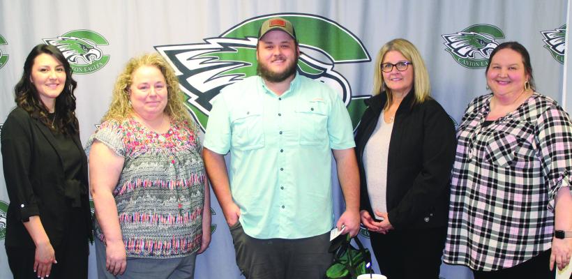 The Canton ISD ‘Employees of the Month’ were recognized Feb. 17 during the regular monthly meeting of the Canton School Board, and they included Claudia Velazquez, elementary; Connie Zielke, intermediate; Terri Johnson, junior high; Anna Coppedge, high school; and Colt Benedict, support staff. Photo by David Barber