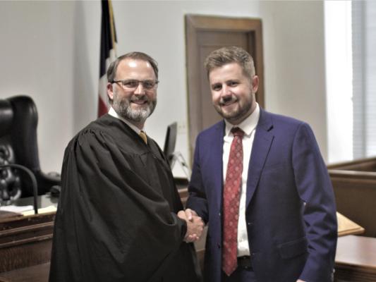 HOBBS SWORN IN AS ATTORNEY