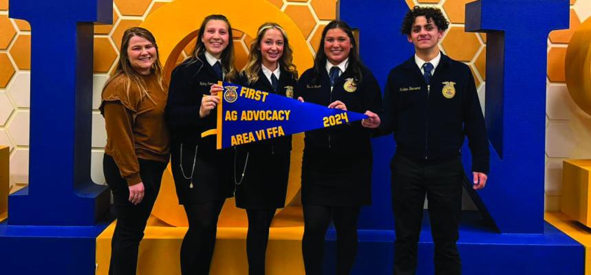 The Canton High School FFAAgricultural Advocacy Team qualified for the state competition scheduled for December 6-7 at Sam Houston State University. The CHS FFA team won the Mineola District Championship as well as the Area 6 Competition. Courtesy photo