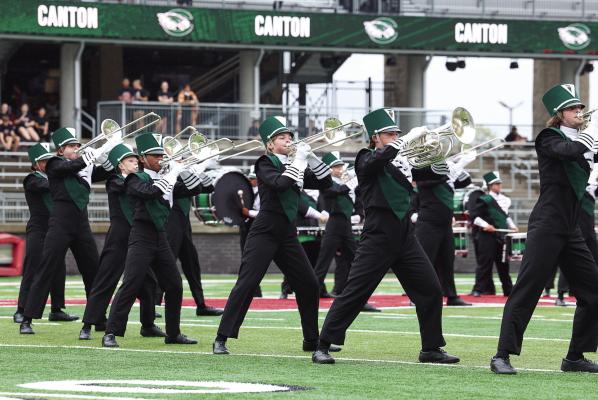 Photo by Don Johnson The Canton High School Band placed sixth at the Melissa Marching Showcase Saturday, Oct. 3. More photos page 8.