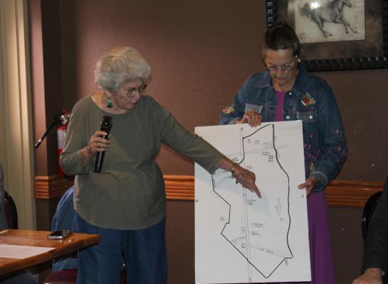 Sylvia Barbee was the guest speaker April 2 during the Canton Lions Club Luncheon at Ole West Bean and Burger. Barbee discussed the rich history of the Van Zandt County Poor Farm coinciding with the celebration of 175 years of Texas independence from 1836 to 2011. Photo by Susan Harris