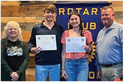 Rotary Students of the Month for February 2024