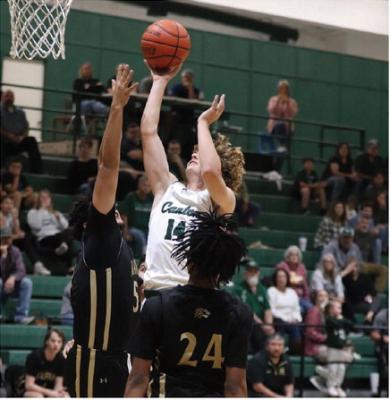 The Canton Eagles hosted Paris Chism Nov. 25 and traveled to West Mesquite Nov. 26 before they return home to take on Commerce Dec. 3. Canton will be participating in the GETSO Tournament in Brownsboro Dec. 5-7. Photo by Lianna Reid