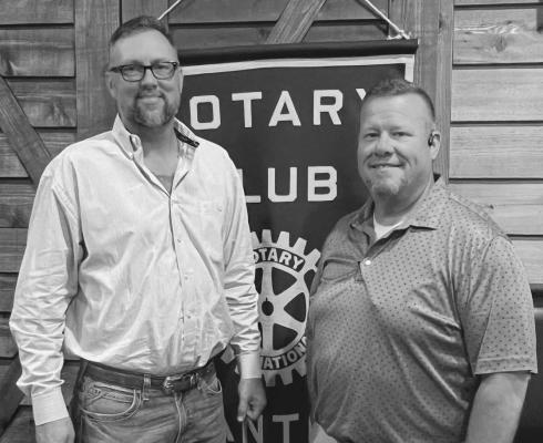 On Thursday, March 14th, 2024, Canton Texas Rotary Club welcomed guest speaker, Jason Jarrett of By-Line Surveying. If you are interested in being a speaker at one of their meetings, contact the club. Rotary meets every Thursday at noon at Craft 64. Photo by Tiffany Hardy