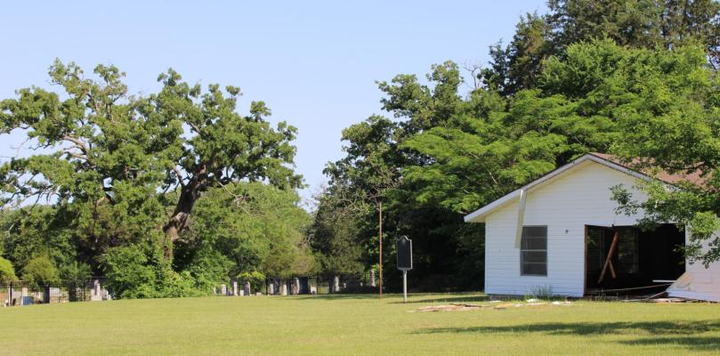 The Wesley Chapel Cemetery on Van Zandt County Road 2120. Photos by Britne Hammons