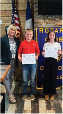 ROTARY STUDENT OF THE MONTH NOVEMBER