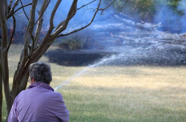 Area fire departments and local residents have been on high alert in recent weeks as dry, hot and occasionally windy conditions have heightened the risk of fires starting. Photo by Nick Gibbons/The County Eagle