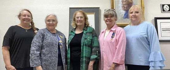 Members of the Captain James Burleson Chapter, US Daughters of 1812, and the James Pinckney Henderson Chapter, Daughters of the Republic of Texas met in Canton Oct. 22. Courtesy photo