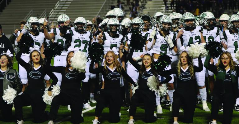 The Canton Eagles finished a successful 2024 varsity football season with an overall record of 8-3. Despite losing to Farmersville, 27-0, in Garland Nov. 15, in the bi-district round, the Eagles qualified for the Class 4A, Division 2, state playoffs after finishing second in the District 6-4A, Division 2, race. Courtesy photo