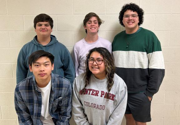 Five members of the Canton Marching Band were selected for All-State honors: : junior Dayton Boggess, brass captain, senior Matthew Bartley, drum captain, senior Gavin Cervantes, brass captain, junior Bill Nguyen, clarinet, and senior Emma Mejia, drum major. Courtesy photo