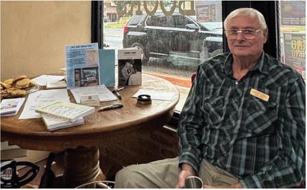 Van Zandt County Historical Commission Chairman Elvis Allen (seated at far right) held a book signing Aug. 30 at ‘A Wicked Read’ in downtown Canton. The title of his book was ‘Building a County: Van Zandt County, Texas 1848-1992.’
