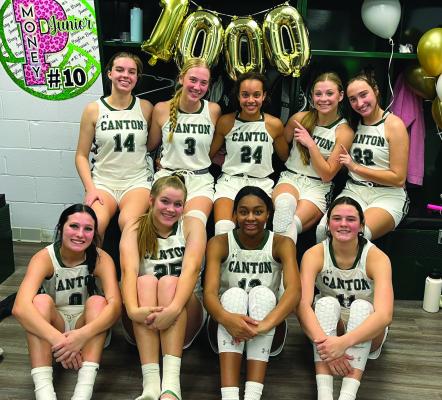 Amari Welch surpassed the elusive 1,000 career points mark during the Eaglettes Nov. 21 battle against Paris. Courtesy photo