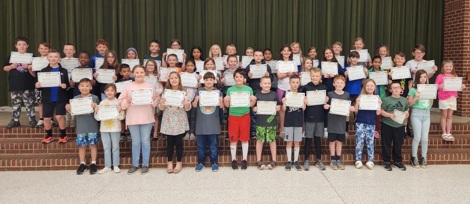 A Honor Roll – Third Grade
