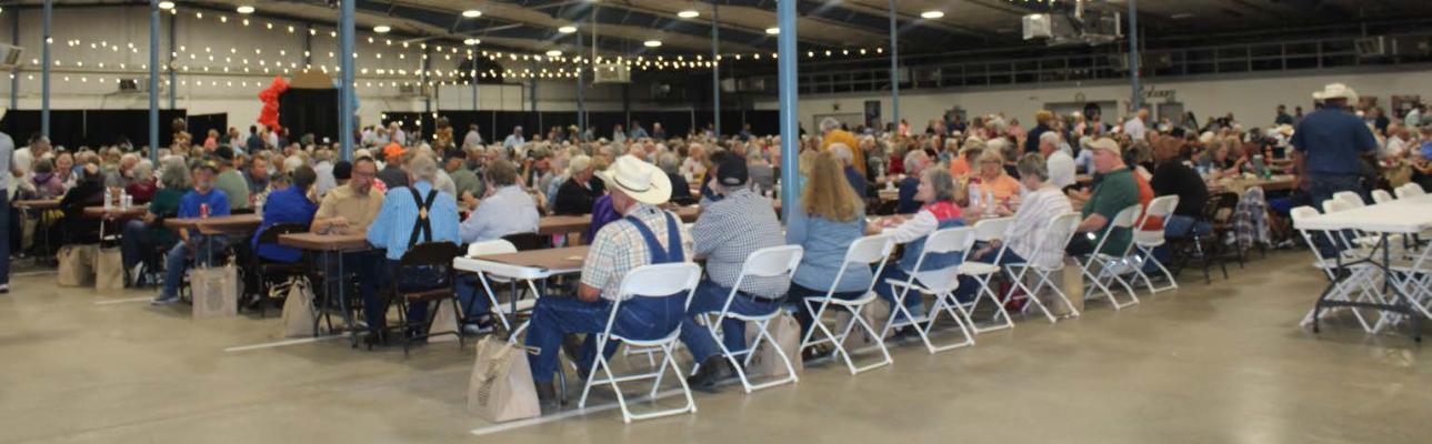 A good crowd was on hand Oct. 16 at the Canton Civic Center for the annual Trintiy Valley Electric Cooperative (TVEC) Board Election. Musical entertainment, barbecue, and prizes were featured during the evening event. Updates from TVEC leadership were also presented. Photos by Susan Harris