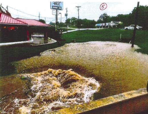 During a workshop session as part of their regular meeting May 20, the Van Zandt County Commissioners Court discussed drainage issues at the Van Zandt County Veterans Memorial property in Canton. Courtesy photo